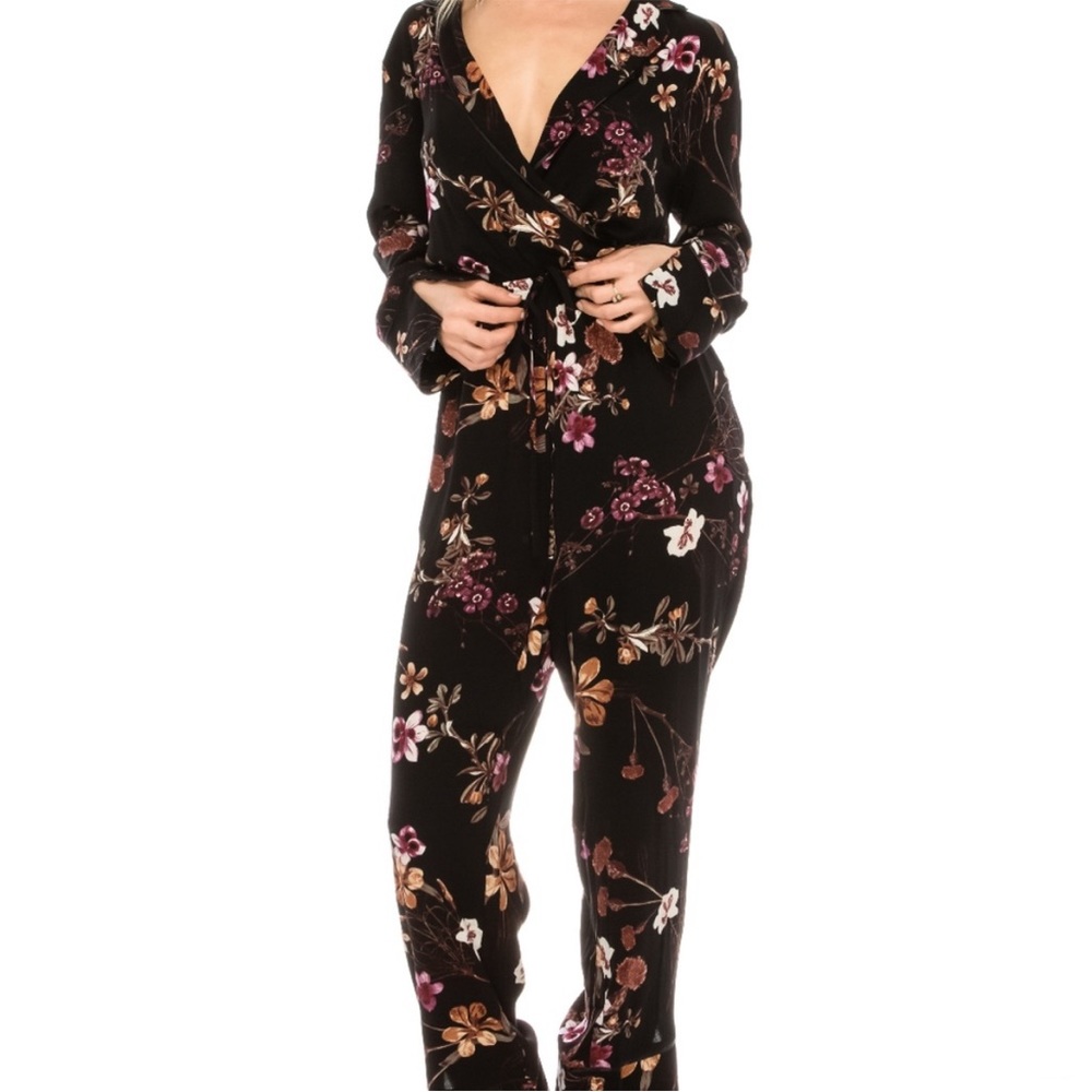 Re:named Soft Floral Printed Jumpsuit